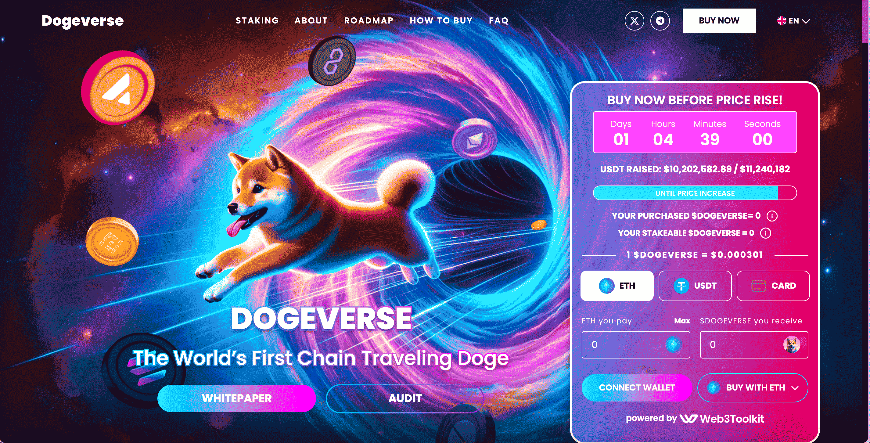 Dogeverse presale