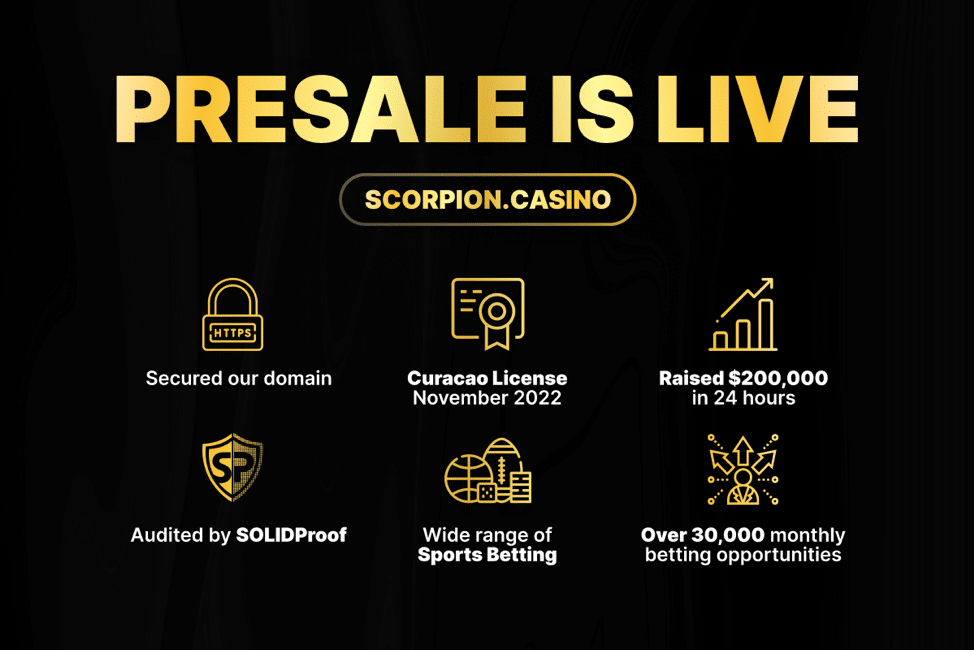 Scorpion Casino presale