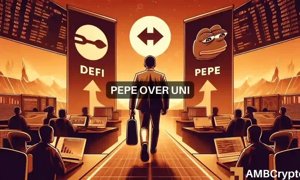 Dump UNI, buy PEPE: are these memecoins on DeFi?