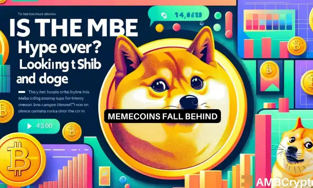 Are memecoins running out of steam?  Shiba Inu, Dogecoin prices say...