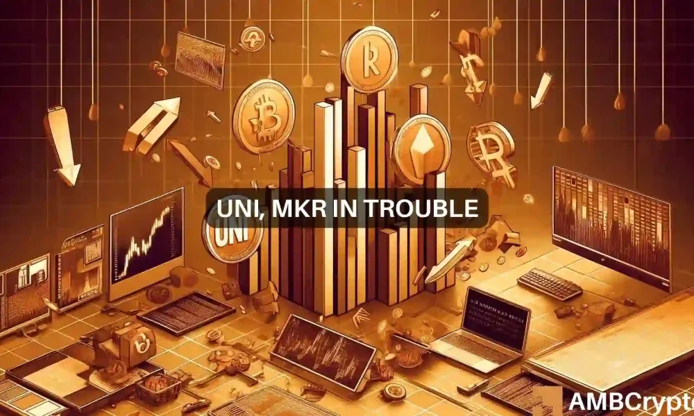 DeFi Token UNI, MKR Lose Fluke: What's Happening?