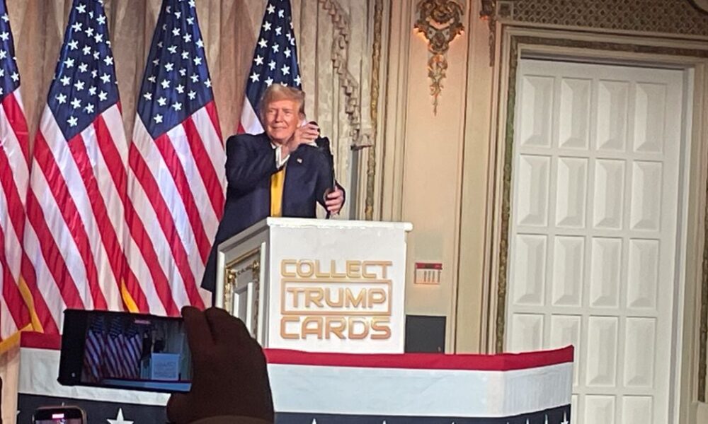 Donald Trump's pro-crypto braggadocio at NFT gala lacked political substance