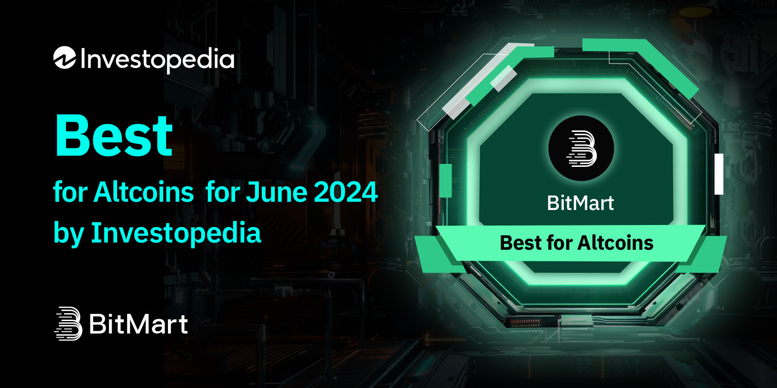 BitMart Named Investopedia's Best Crypto Exchange for Altcoins in June 2024