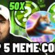 5 Best Meme Coins to Buy Now – Next 100x Cryptos?