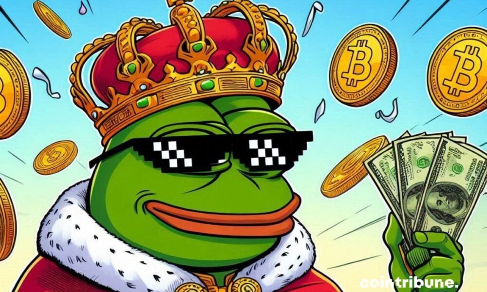 Pepe destroys Dogecoin and becomes the new king of crypto memecoins!