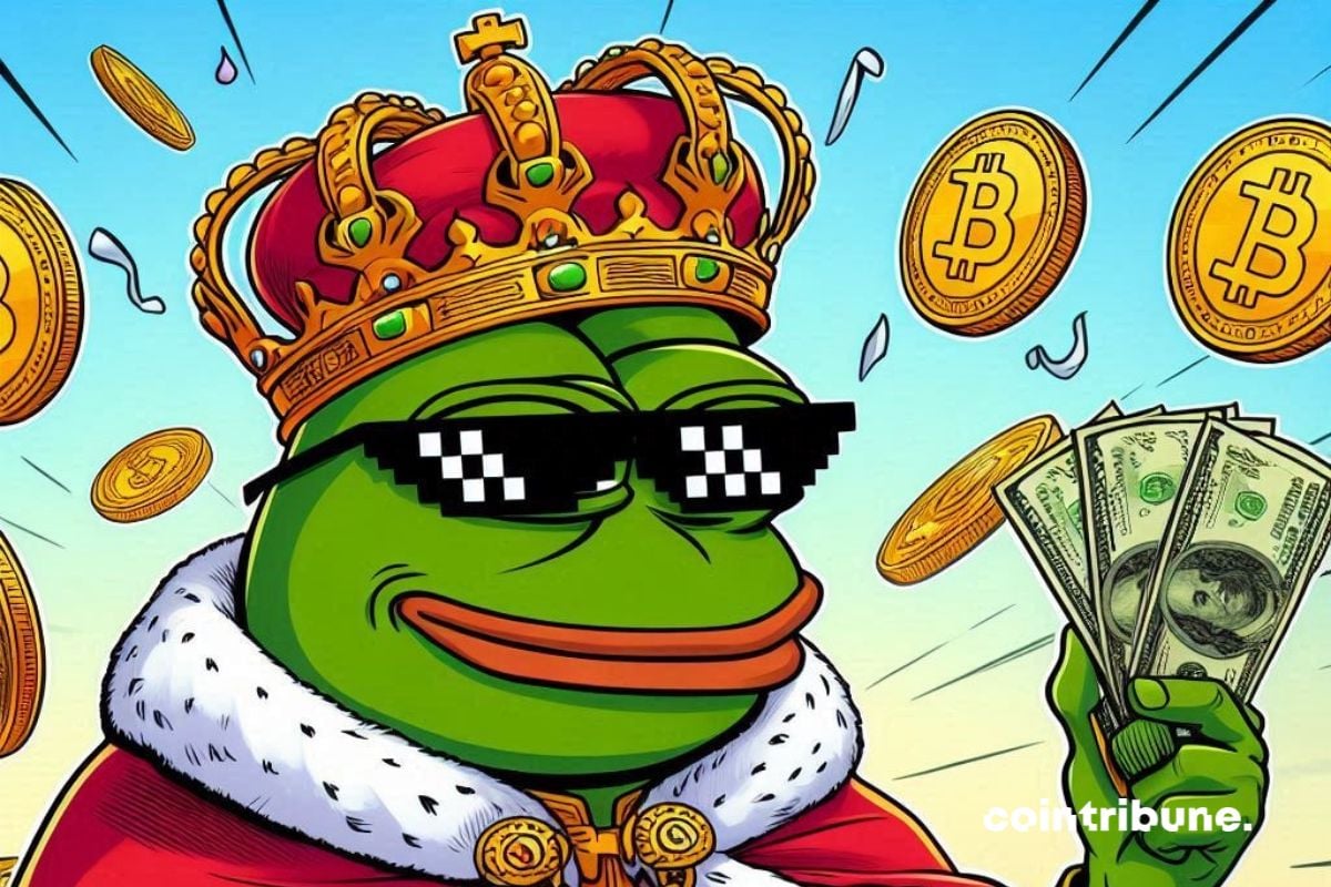 Pepe destroys Dogecoin and becomes the new king of crypto memecoins!