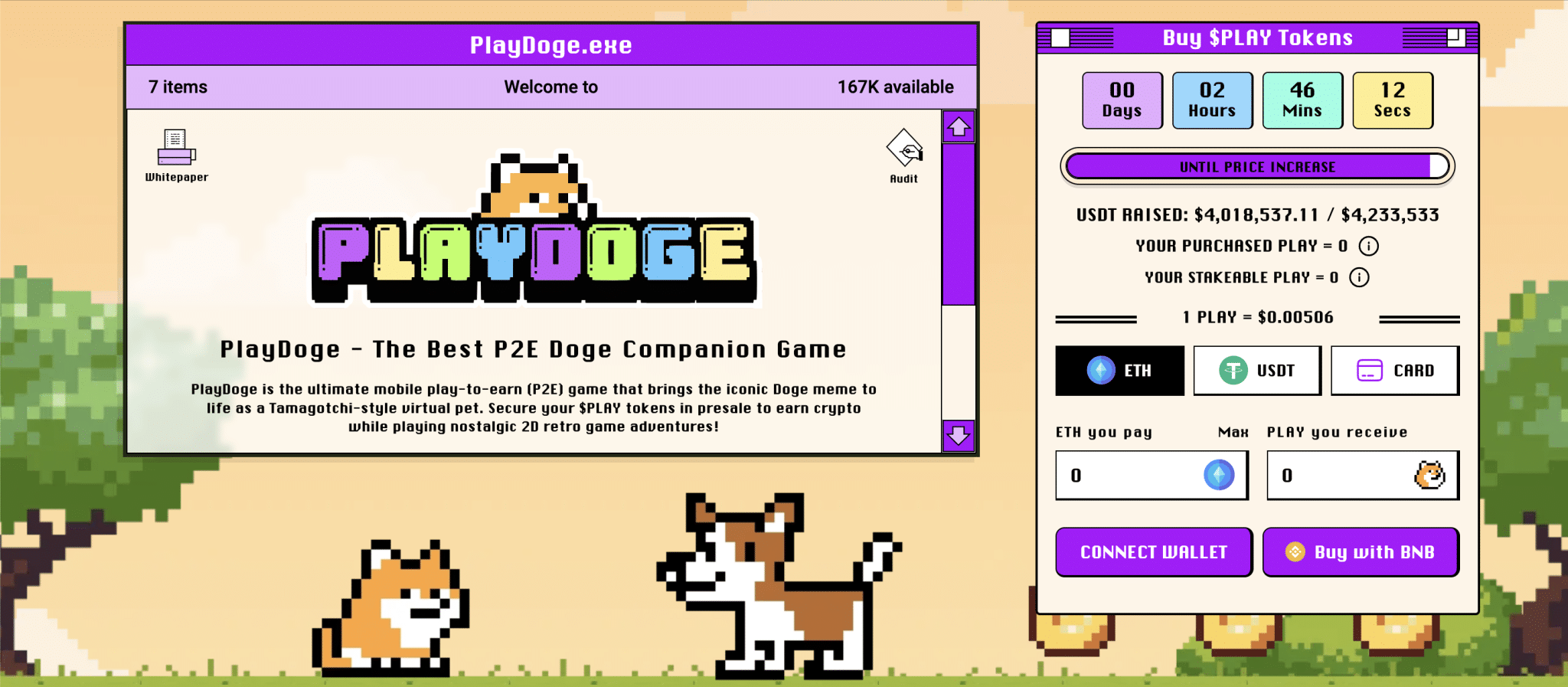 PlayDoge presale