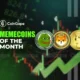 3 Top Performing Memecoins of the Month