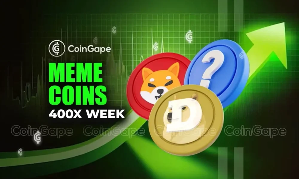 3 Meme coins mined 400X this week