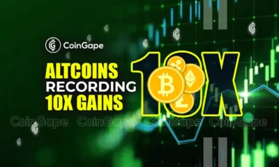 5 Altcoins Recording 10X Gains Today