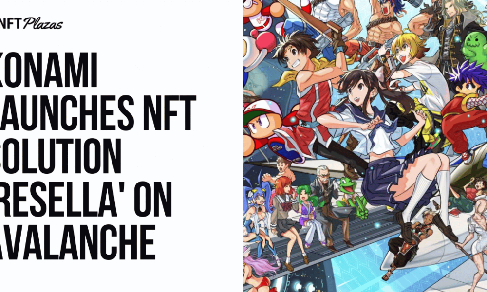 Konami Launches NFT Solution 'Resella' on Avalanche Blockchain