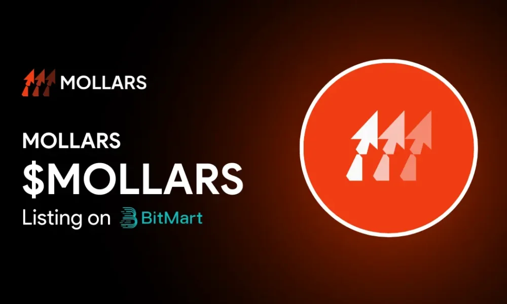 The Mollars token is now listed on Bitmart Crypto Exchange