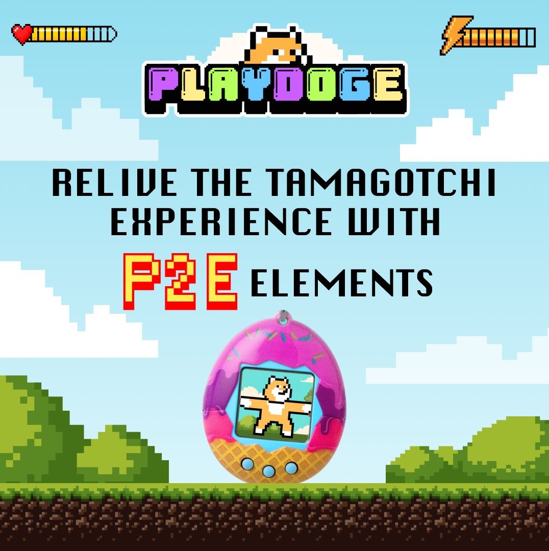 PlayDoge Tamagotchi Inspired by Play to Win 