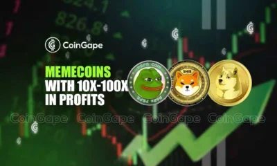 Top Performing Memecoins with 10x-100x in Profits