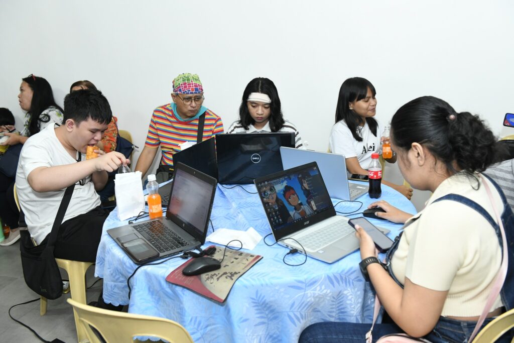 Photo for article - Artists inspire children with special needs at NFT minting workshop organized by Rotary Club Makati