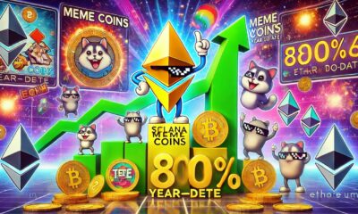 Solana Meme Coins Outperform Ethereum by 800% YTD