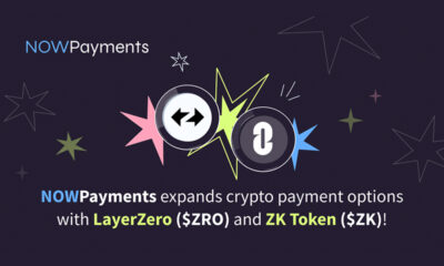 NOWPayments Expands Cryptocurrency Payment Options with LayerZero ($ZRO) and ZK Token ($ZK)