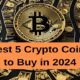 Top 5 Cryptocurrencies to Buy in 2024 Led by Artemis, Shiba, Ethereum, Cronos, and Solana