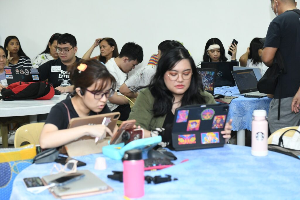 Photo for article - Artists inspire children with special needs at NFT minting workshop organized by Rotary Club Makati