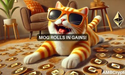 Ethereum's MOG rises 100%, returns BOME: are the memecoin tides turning?