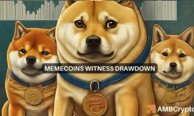 Why are memecoins down today? Dogecoin and Shiba Inu in the spotlight