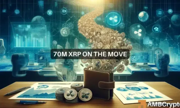 XRP Whale Watching: Will Moving 70 Million Tokens Help Altcoin Reach $1?